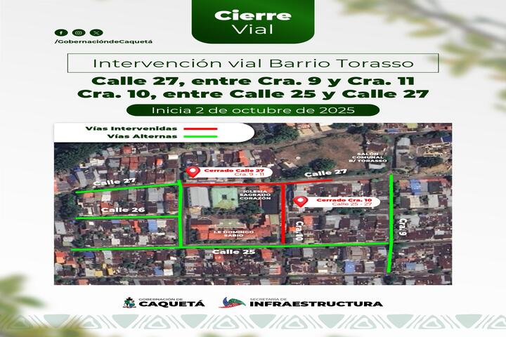 Gobernación del Caquetá Continua Recuperacion Vial En Florencia