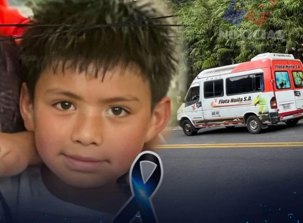 Menor murió tras ser arrollado por un microbús en la vía Pitalito–Mocoa