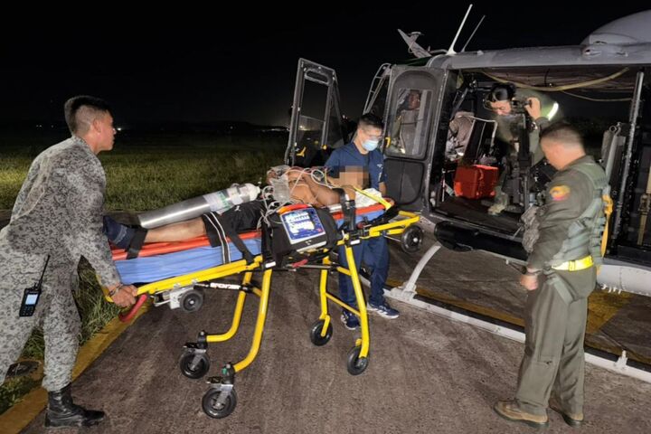 Oportuno traslado aeromédico salva la vida de campesino en Caquetá