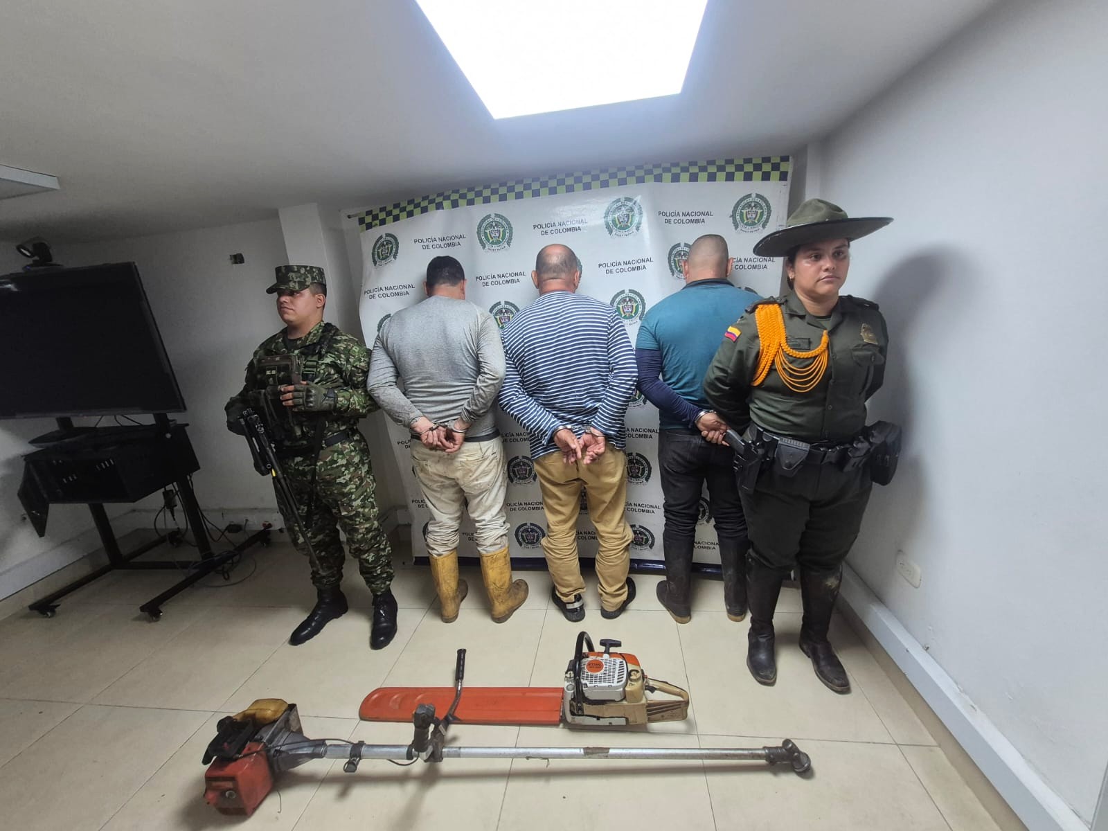 7 capturados deja operativo de la policía en Caquetá