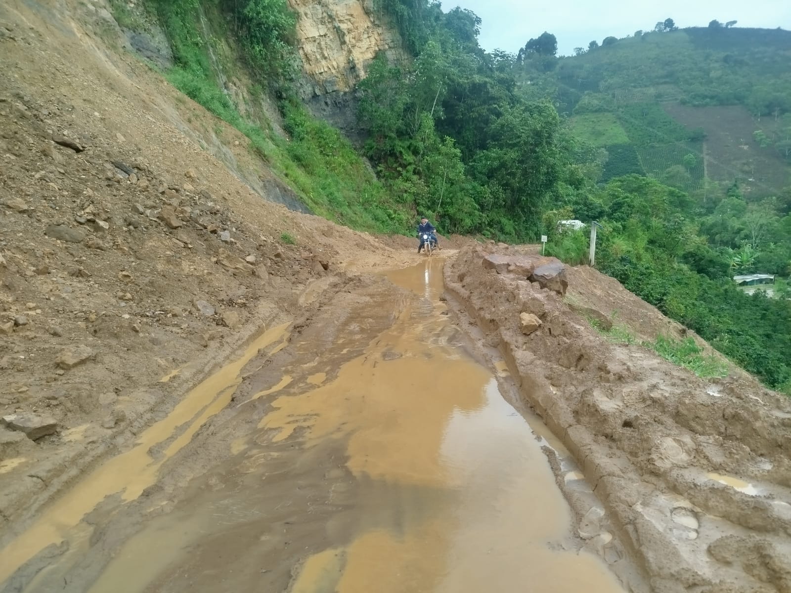 Lluvias desatan 14 emergencias en el Huila: cierres viales, acueductos afectados y municipios en alerta roja