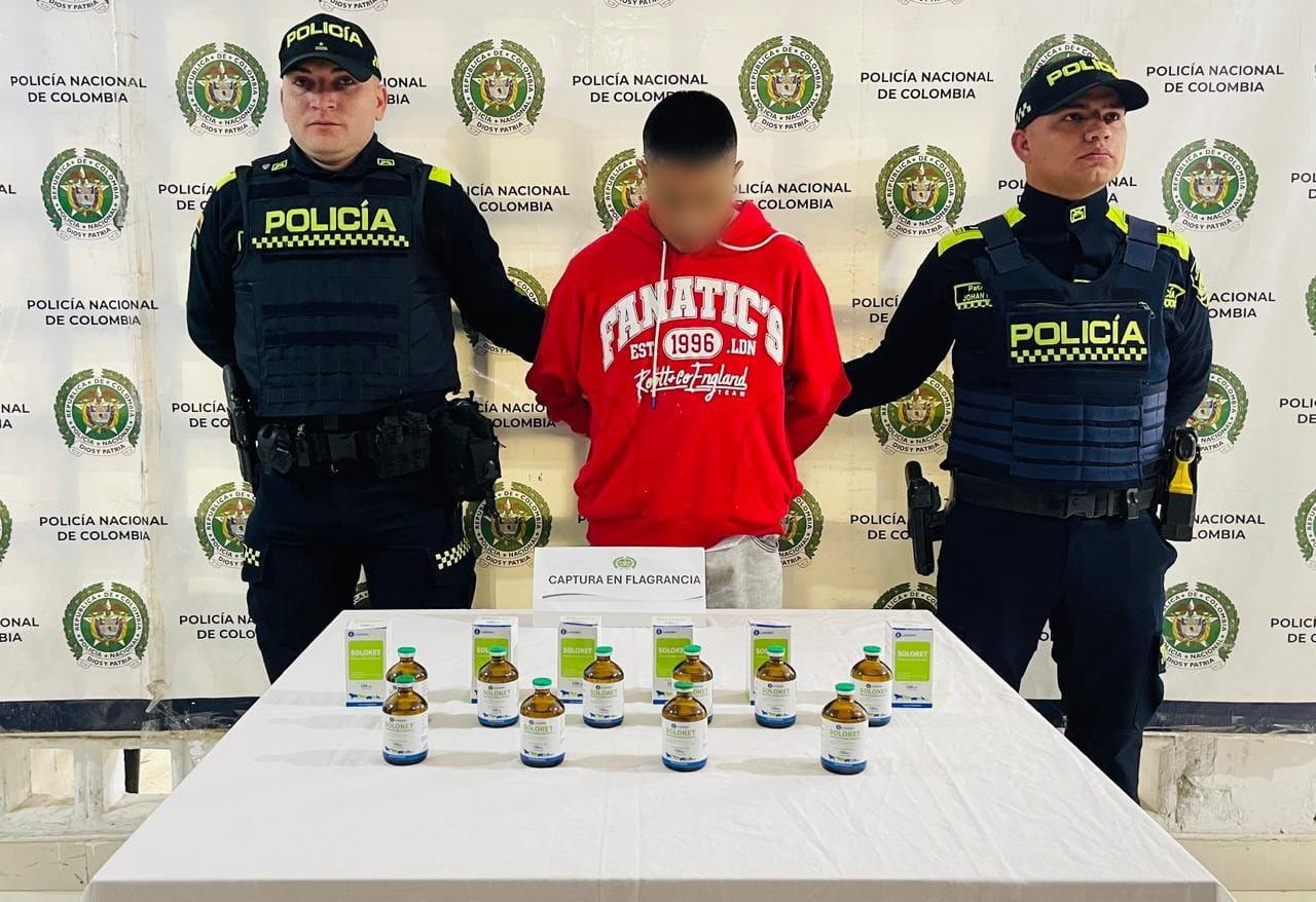 Golpe al Tusi en Pitalito: capturan a alias “Caucano” con ketamina