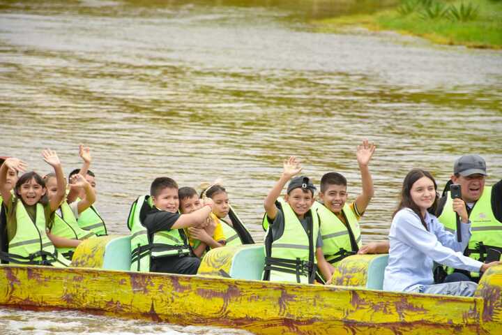 Más de 200 niños celebraron el Día de la Niñez en el Bioparque Agua Dulce