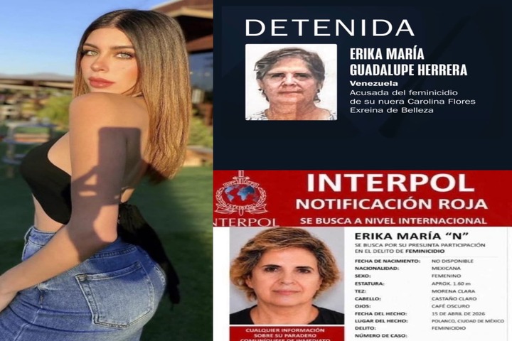 Capturan en Caracas a la presunta responsable del feminicidio de exreina de belleza en México