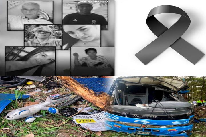 Exceso de velocidad originó fatal accidente de bus de Coomotor: Seis personas murieron