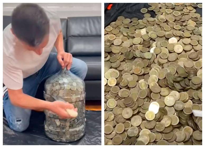 Joven ahorró durante 4 años y el resultado dejó aburrido a más de uno.
