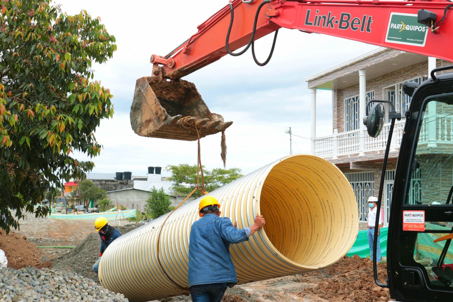 Construcción de Alcantarillado Pluvial en la Comuna 4 de Pitalito es una realidad