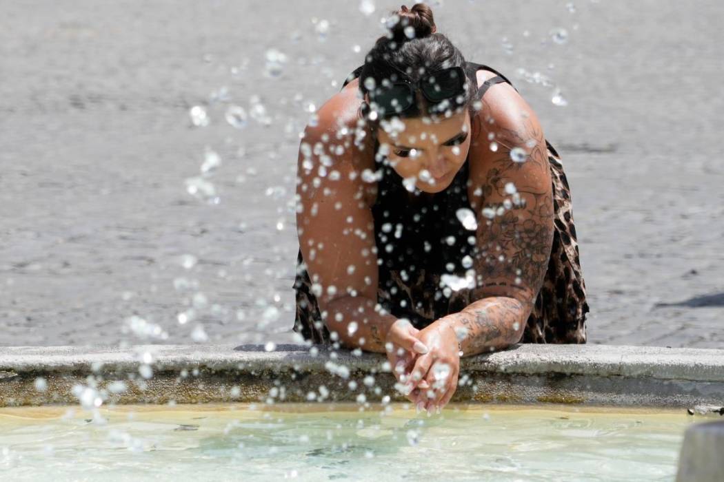 Europa vive calores intensos