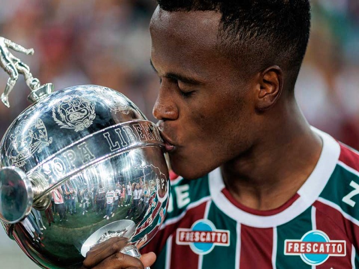 Colombiano ganó la Libertadores y así celebró