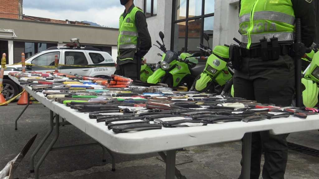 Plan desarme para reducir los hechos de criminalidad