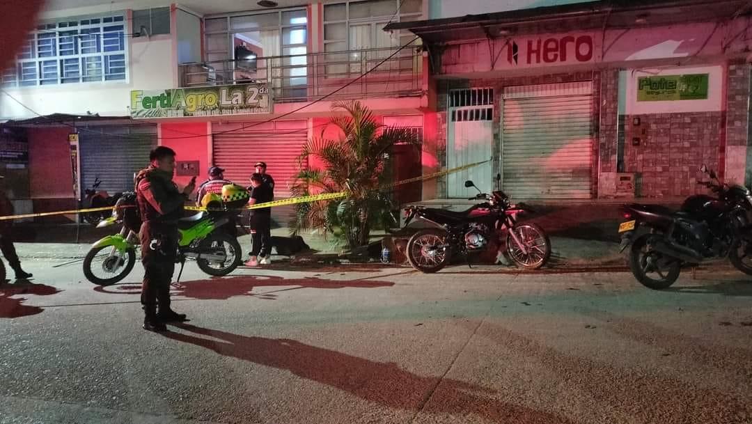 Momentos de terror se vivieron por un atentado con Granada de fragmentación   en Acevedo