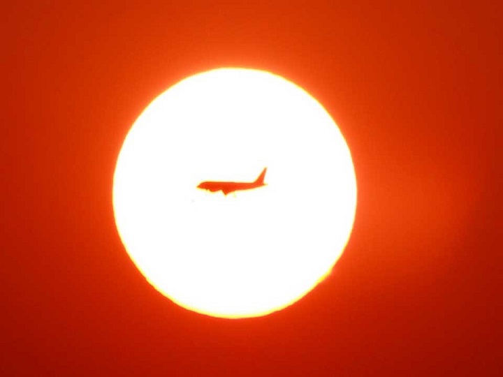 ¡Increíble! Así se vio el eclipse desde un avión