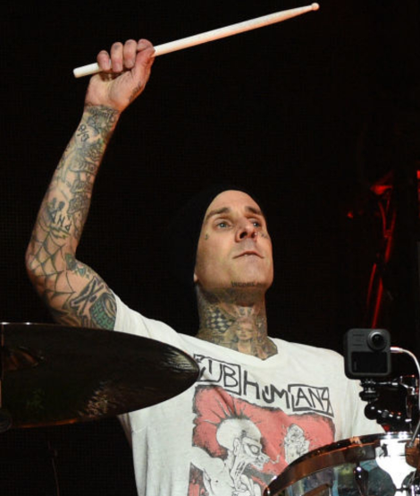 La banda Blink 182 fuera del escenario FEP