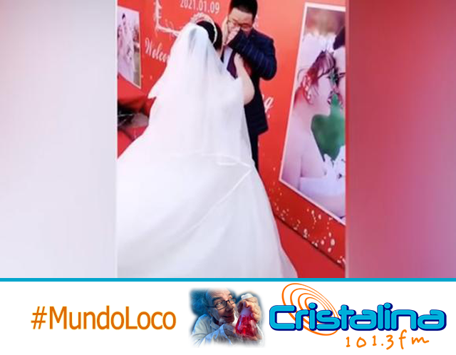 JOVEN CHINO NO PUDO CELEBRAR LA BODA QUE ANHELABA Y LLORÓ EN FRENTE DE SU AMADA