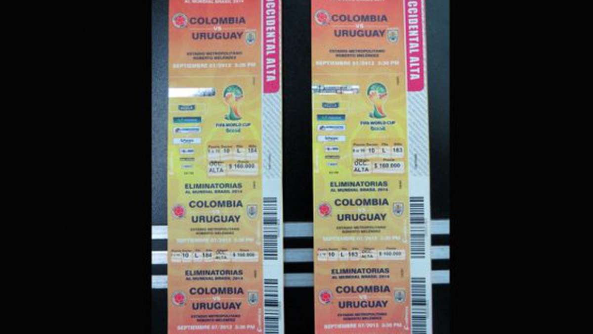 Aún quedan boletas para el partido Colombia vs Uruguay