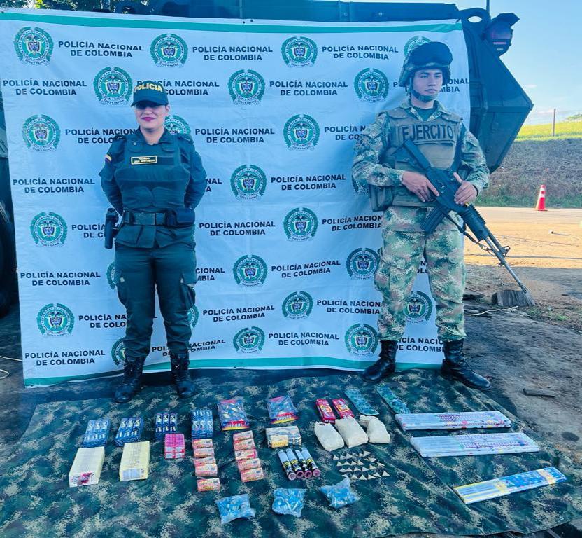 Realizan primera incautación de pólvora en Caquetá.