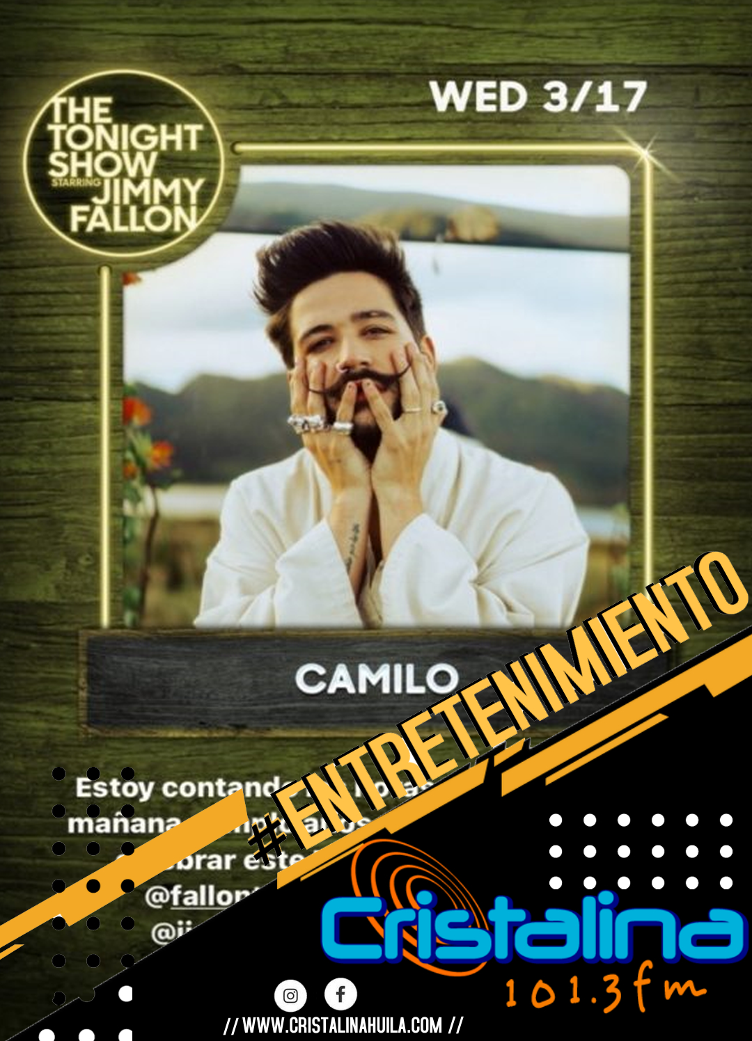 CAMILO LES ECHÓ TIERRA A MALUMA Y A J BALVIN LLEGARÁ A MÍTICO PROGRAMA ESTADOUNIDENSE