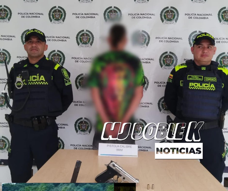 Capturado por porte ilegal de armas de fuego en Pitalito