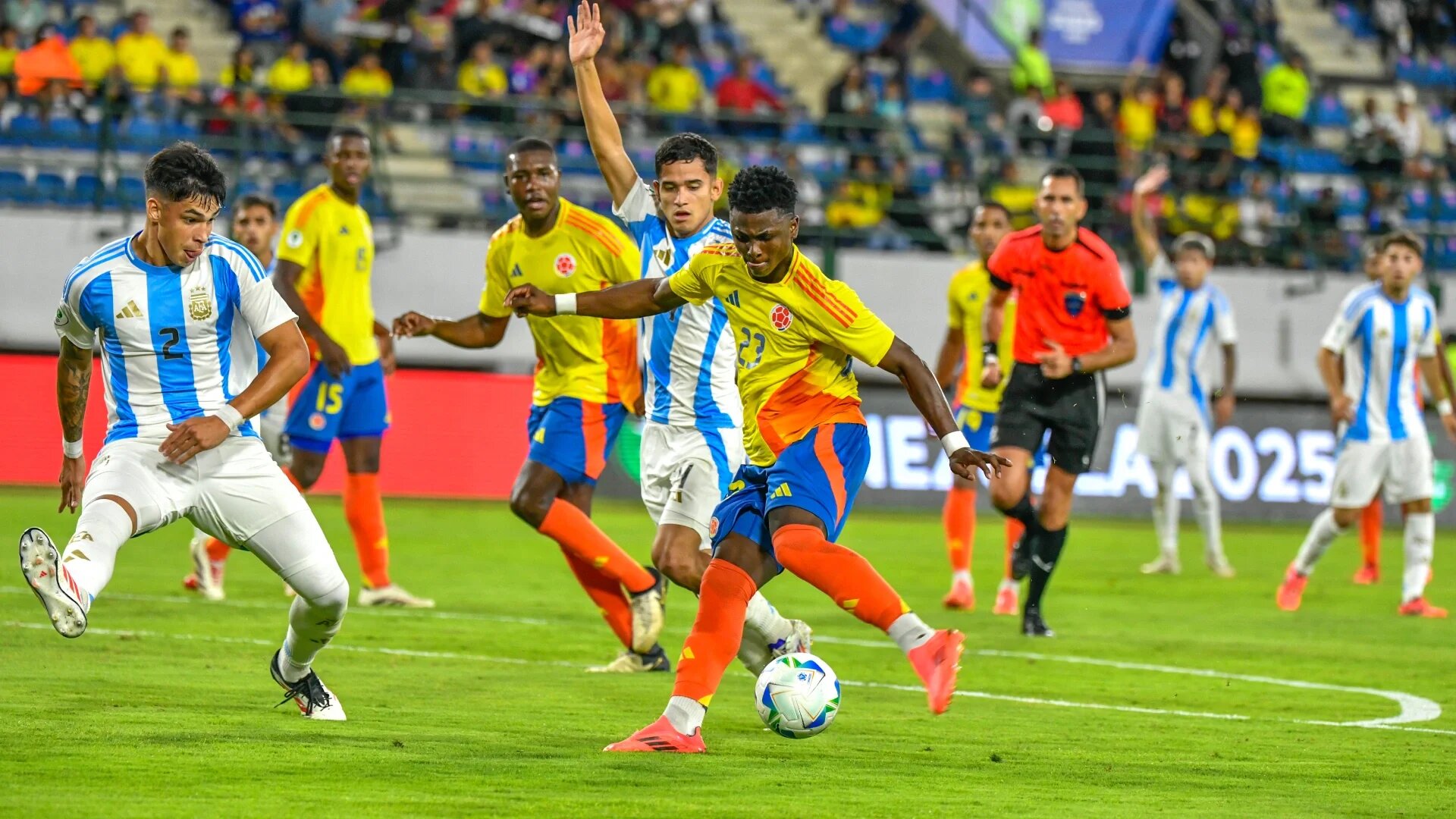 Selección Colombia perdió frente a Argentina en el Sudamericano Sub 20 de fútbol