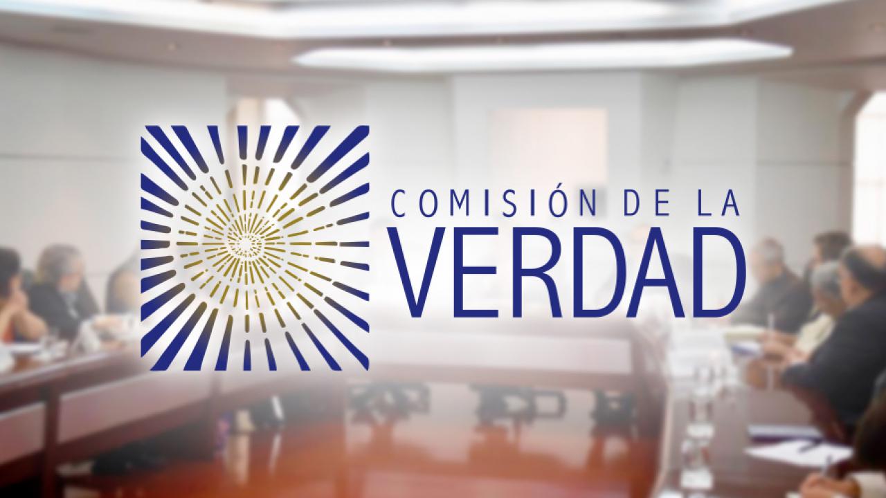 Comisión de la verdad entregará informe.