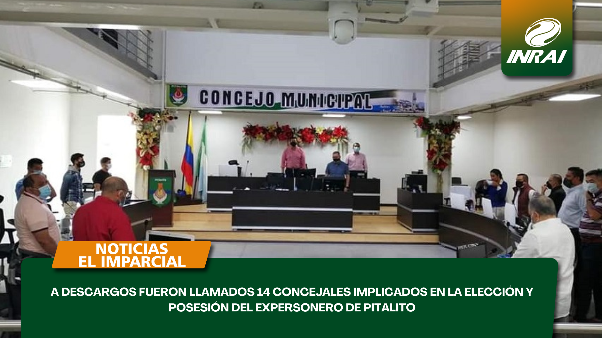 A descargos fueron llamados 14 concejales implicados en la elección y posesión del expersonero de pitalito