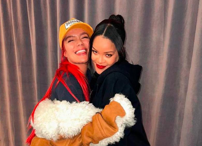 Karol G conoció  a Rihanna