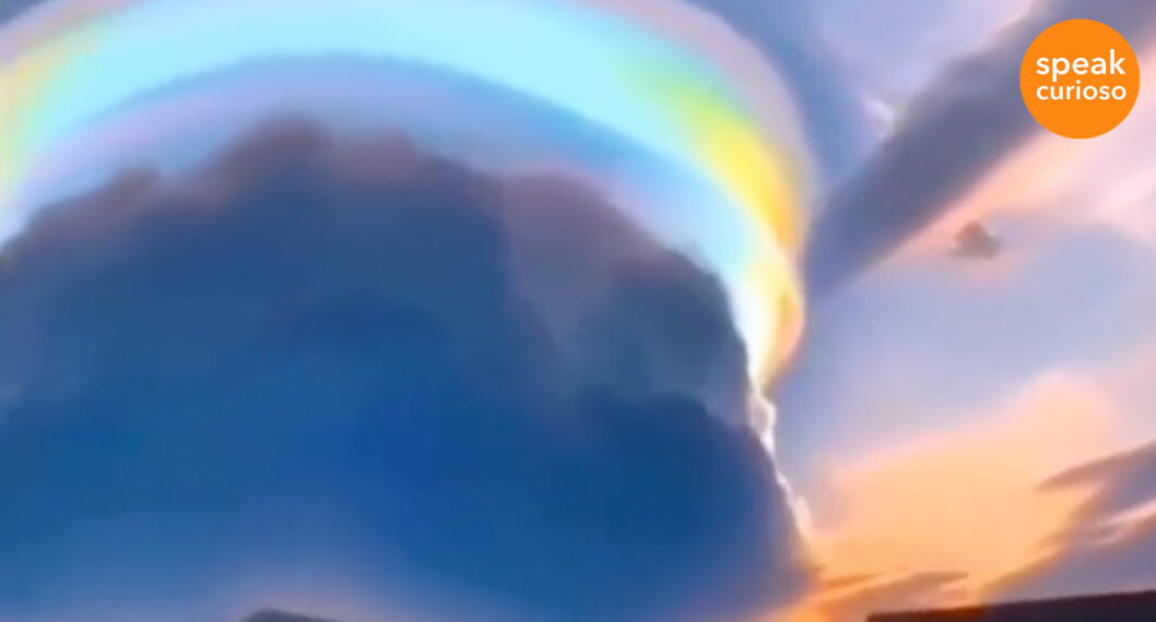 Asombrosas imágenes de nubes arcoíris en China; sería un fenómeno poco común