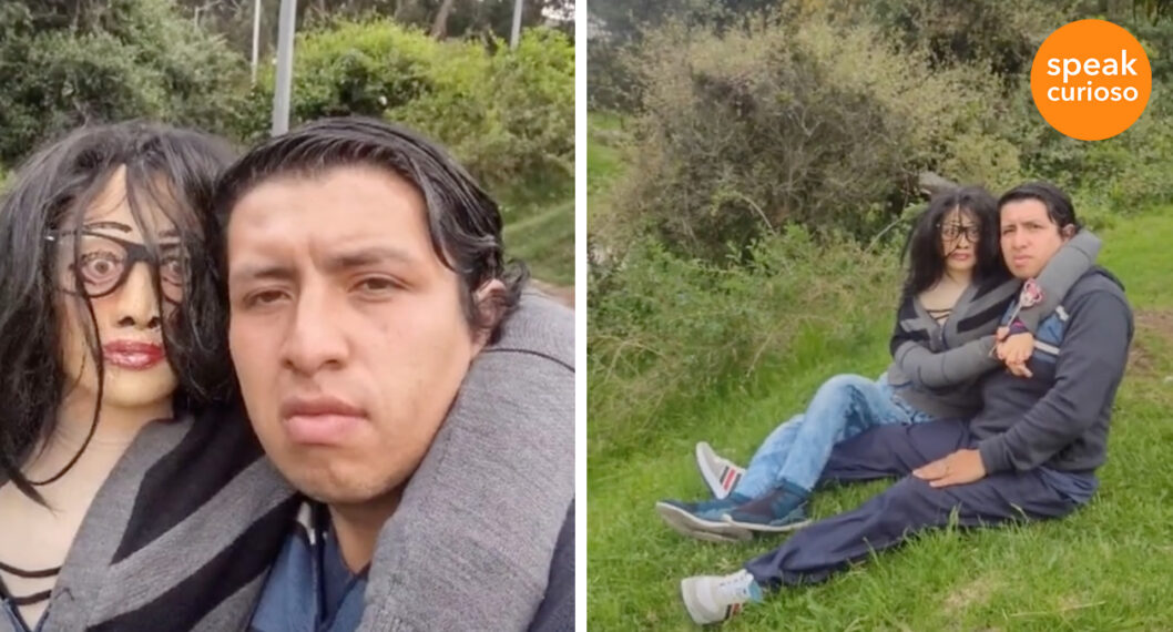 Joven que no quiso seguir soltero decidió 'enamorarse' de muñeca con la que tiene 'hijos'.
