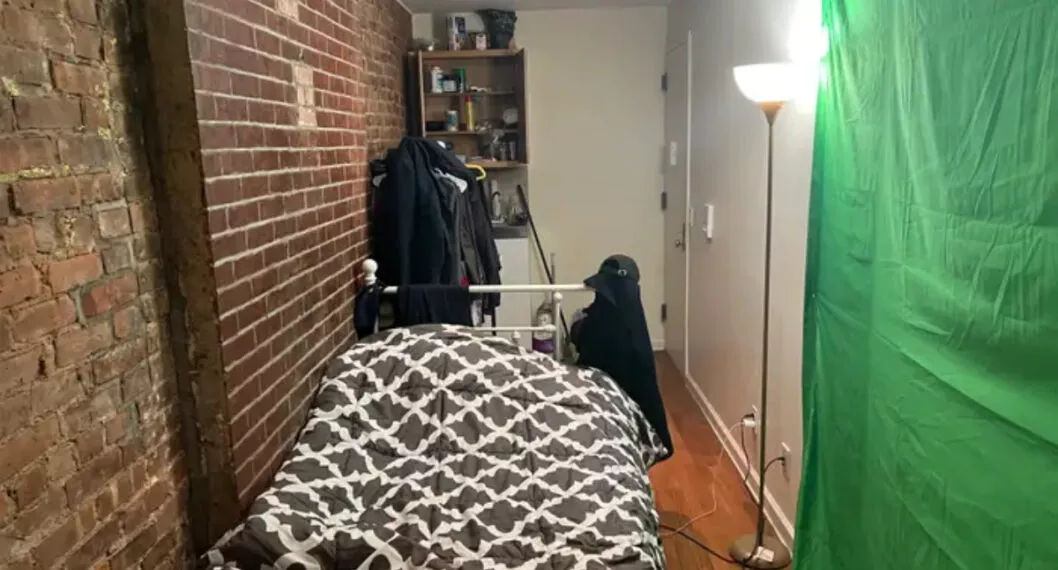 'Tiktoker' mostró su apartamento de 9m² en Nueva York; paga 4 millones de pesos al mes