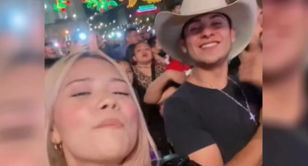 racias a TikTok, mujer reencontró a joven que conoció en concierto de Grupo Firme