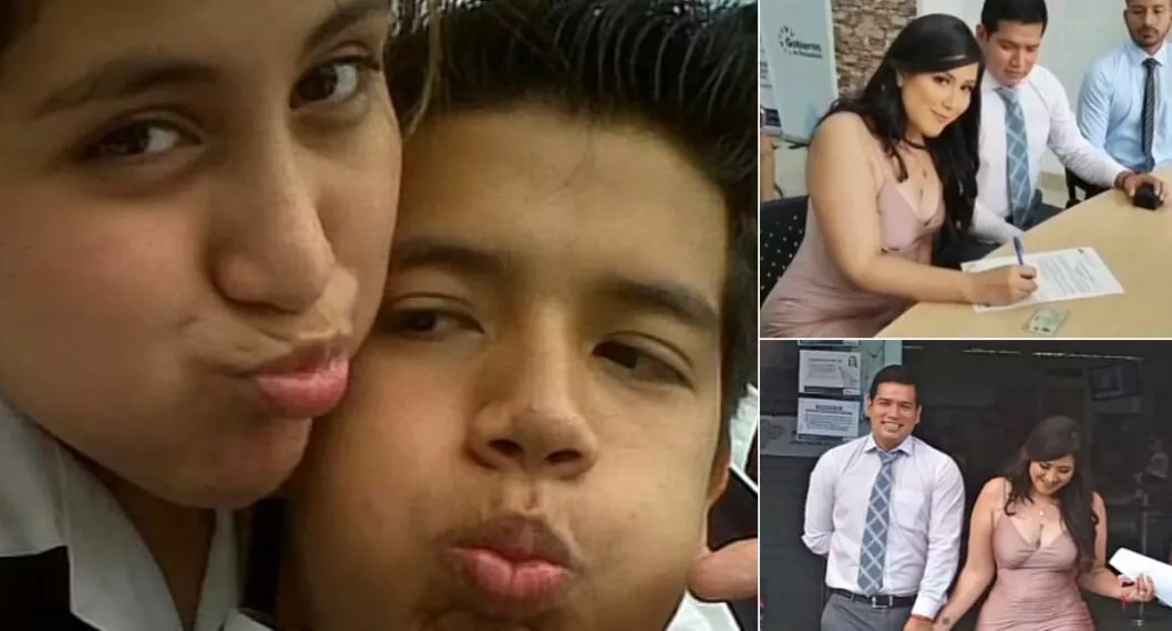 “Promesa es promesa”: mejores amigos se casaron después de 10 años de estar solteros.