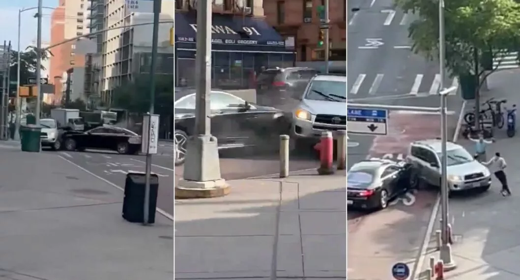 Robo al estilo ‘Rápido y furioso’ quedó grabado en Nueva York; perseguían dineral