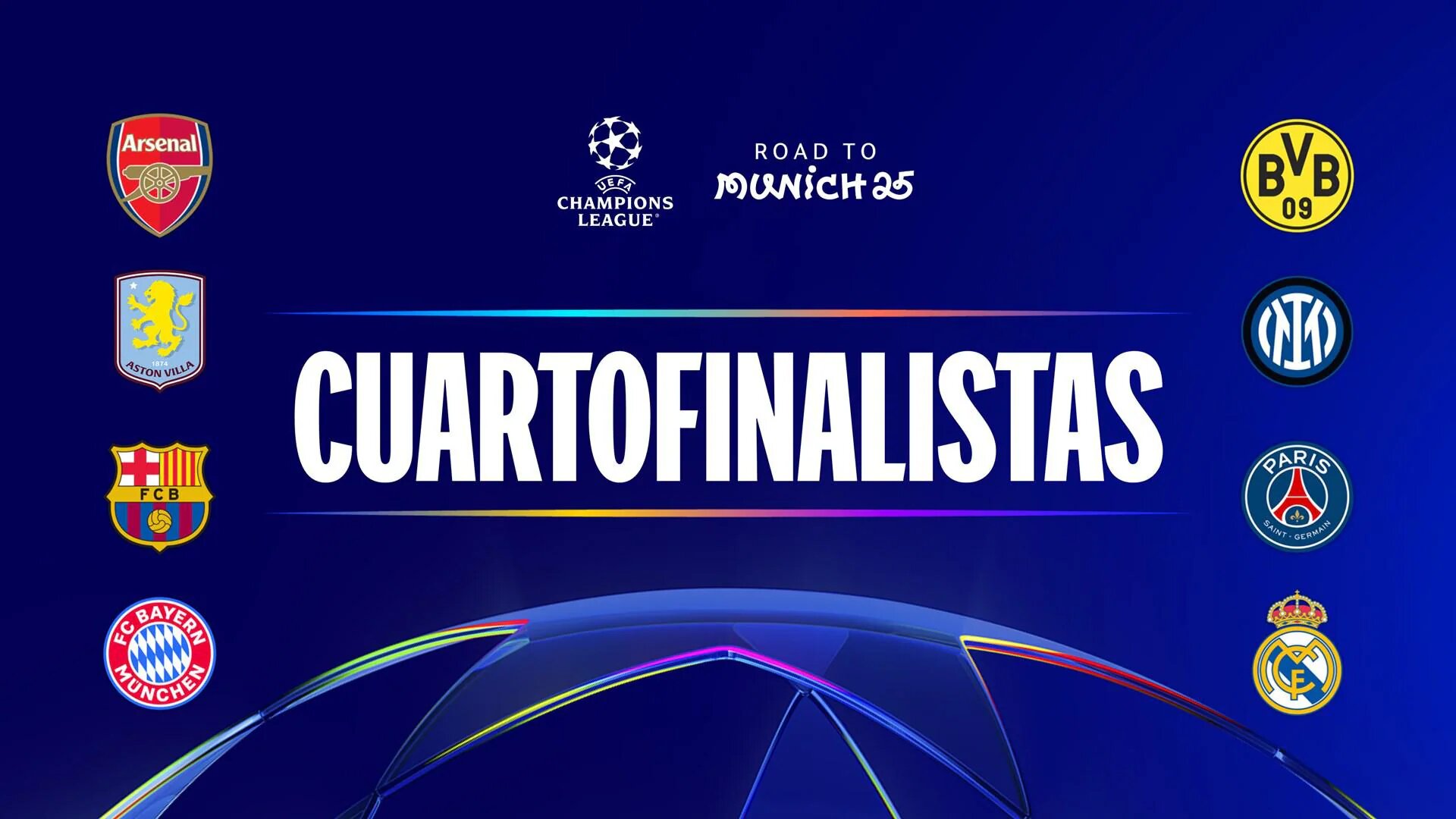 Primeros resultados de ida en cuartos de final de la Liga de Campeones