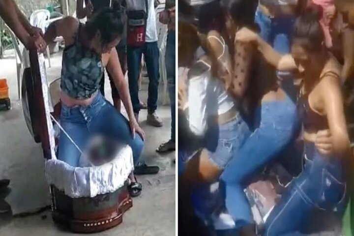 Video: bailaron reguetón sobre su ataúd para despedirlo
