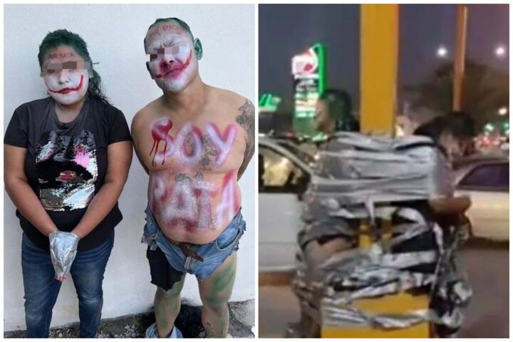 El 'Batman' latino que atrapa a presuntos ladrones y los pinta de 'Joker'
