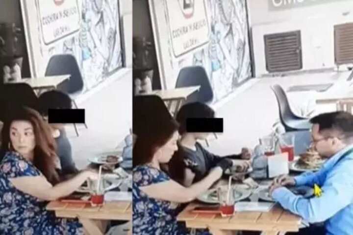 Video: Asquerosa familia es descubierta poniendo pelos en su comida para no pagarla