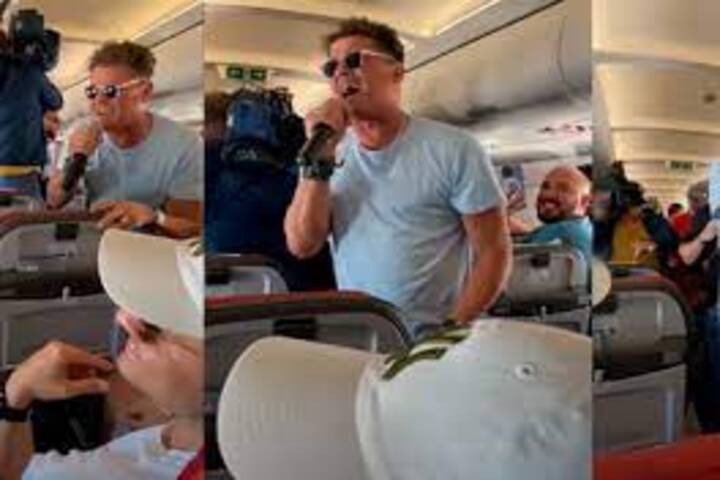 Carlos Vives sorprendió con concierto improvisado en un avión