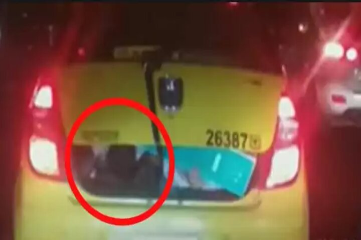 Como no le cabían más pasajeros, taxista metió a dos niñas en el baúl de su carro en Bogotá