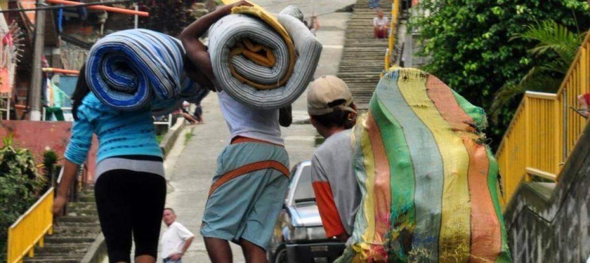 Victimas de violencia llegan al Caquetá.