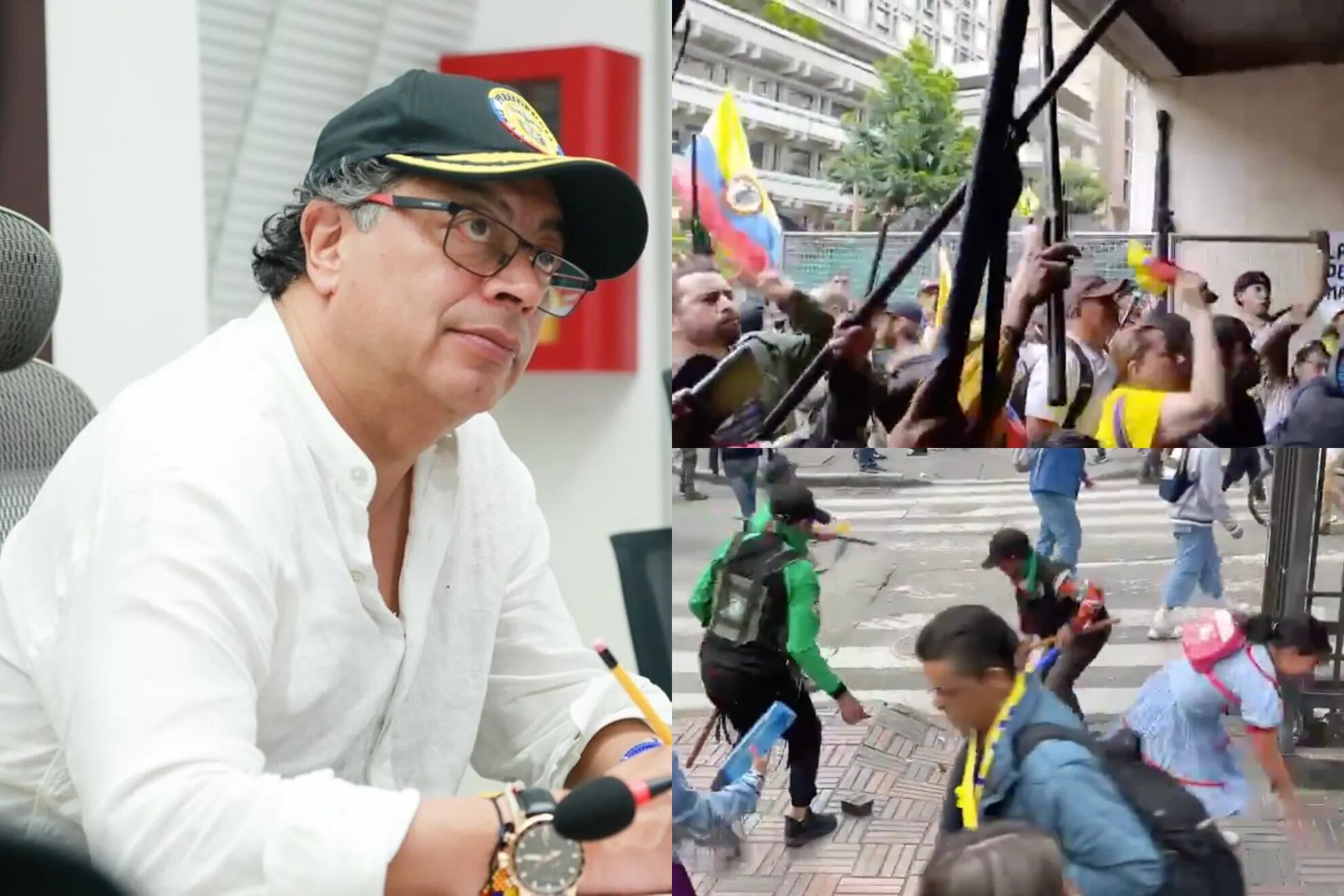 [AUDIO] En disturbios terminó la convocatoria realizada por el presidente de la república Gustavo Petro