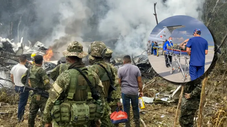 Militares heridos llegarón a Florencia