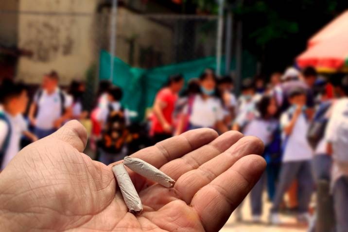 Alcaldia y policía se tomaron el colegio Bello Horizonte.