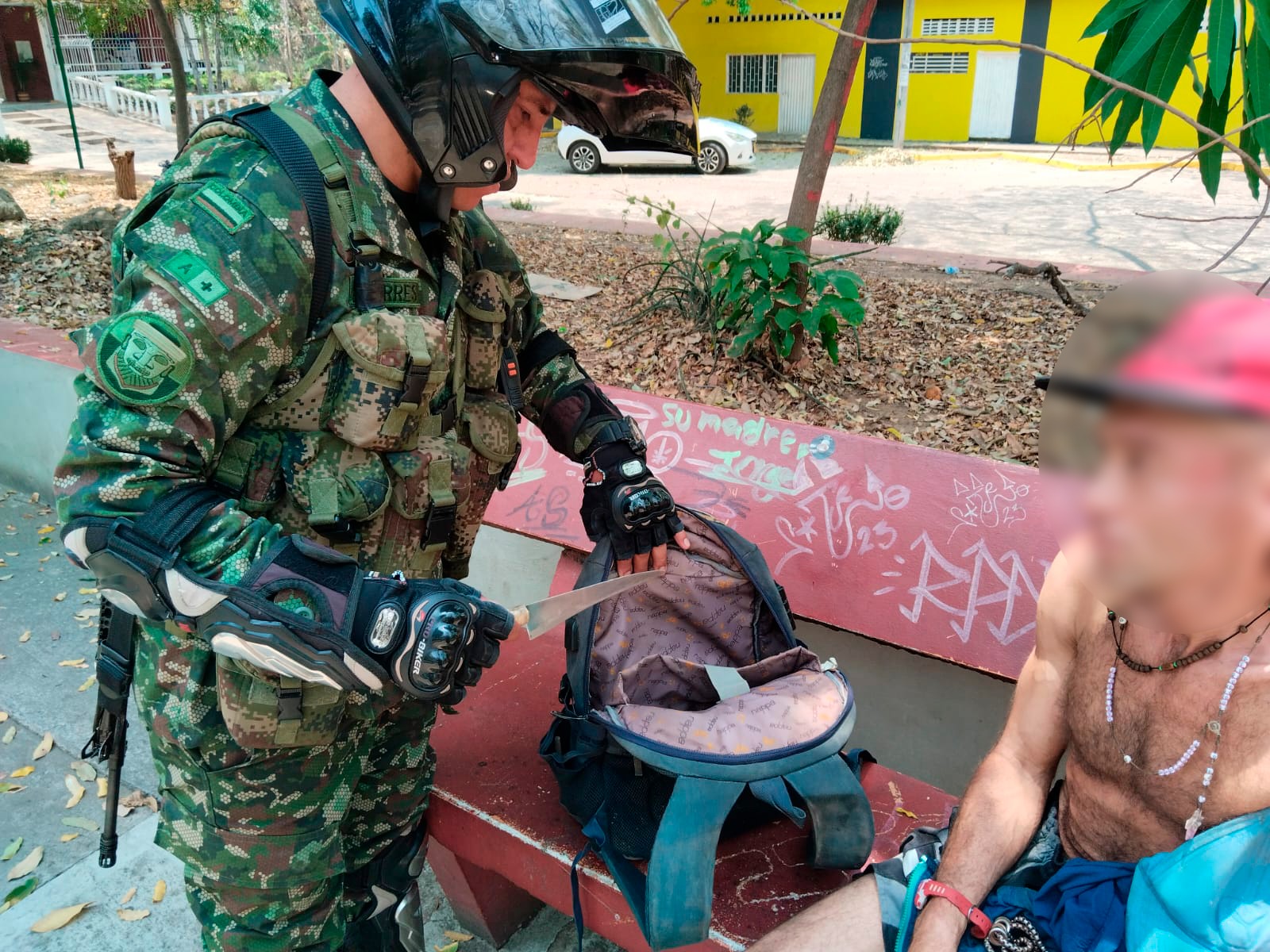 ¡El Ejército Nacional en la calles de Neiva!