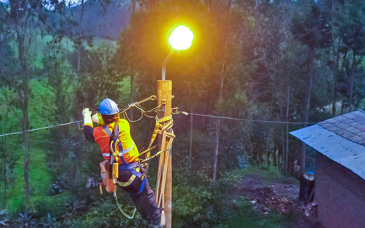 Una millonaria inversión se ha realizado en electrificación rural