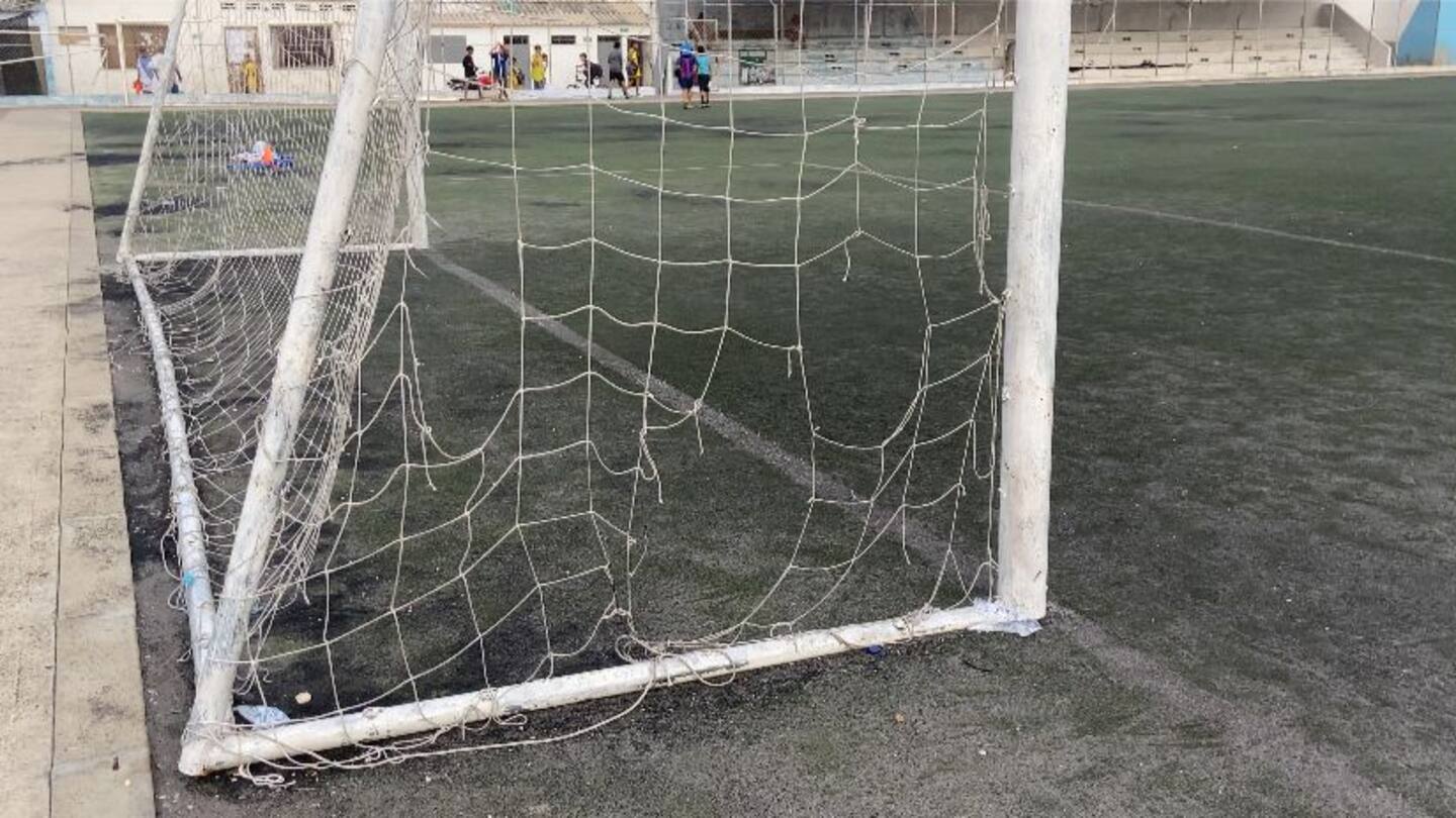 En deplorable estado se entregaron importantes escenarios deportivos