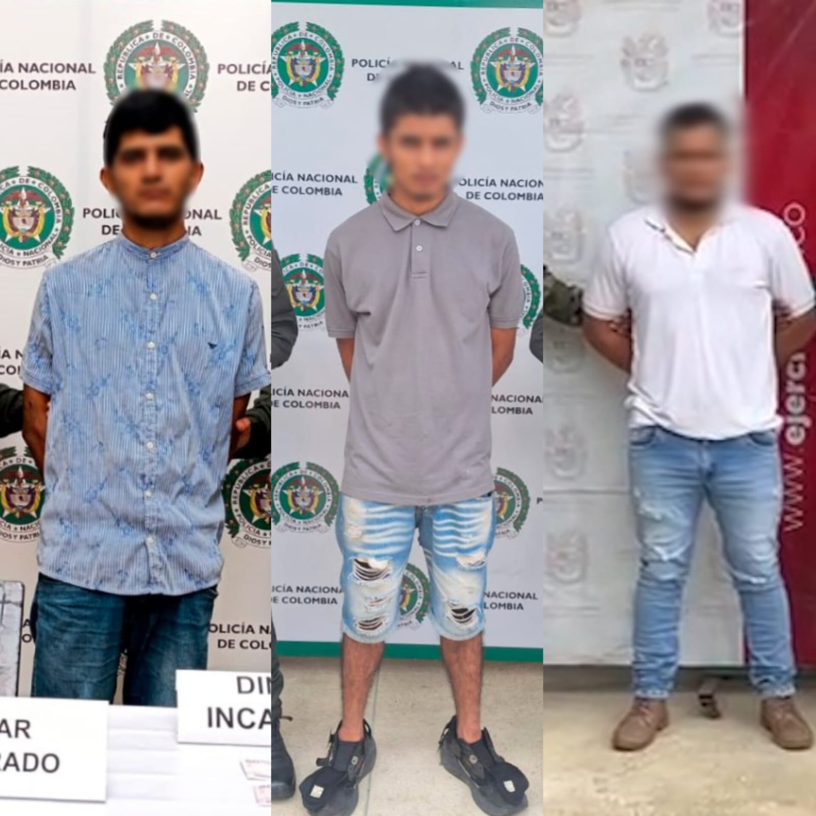 Capturan a tres extorsionistas en Caquetá.