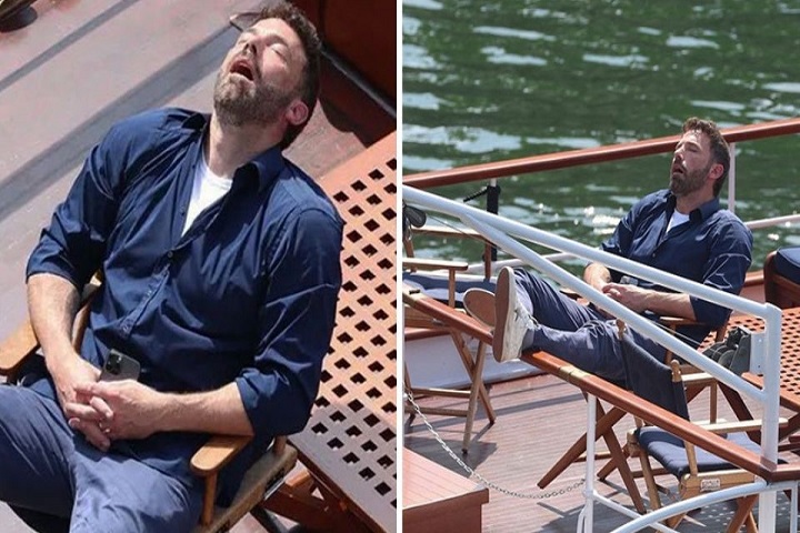 Ben Affleck se quedó dormido en plena luna de miel con JLo y los memes no lo perdonaron