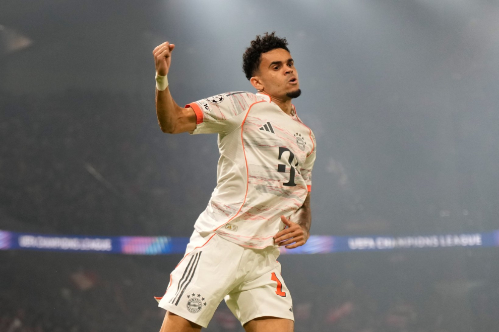 Luis Díaz: doblete y expulsión en la victoria del Bayern ante PSG por Champions League