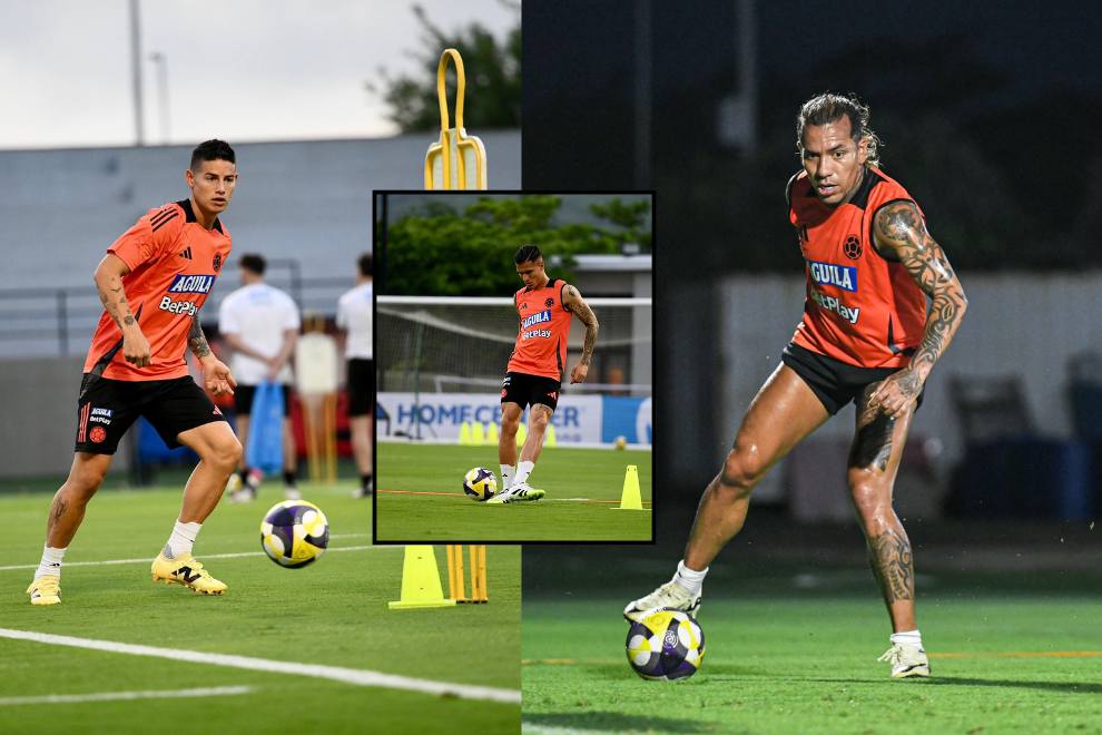 Siguen llegando los jugadores a la concentración de la Selección Colombia en Barranquilla.