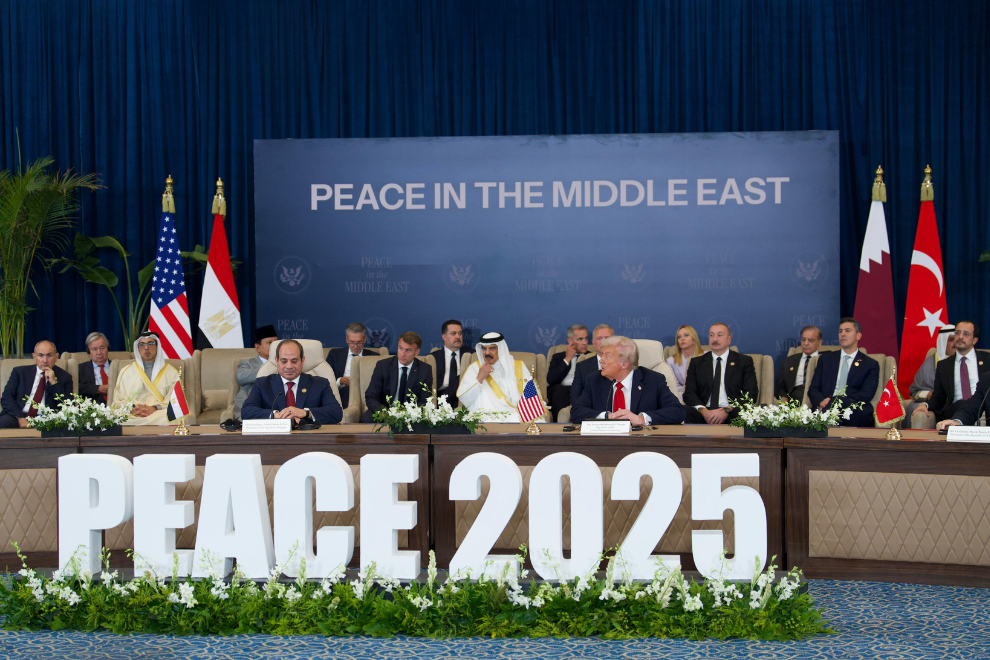 Líderes internacionales sellan la paz en Egipto
